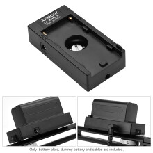 Andoer NP-F970 F750 Battery Plate + BMPCC Power Cable for BMPCC 4K 6K