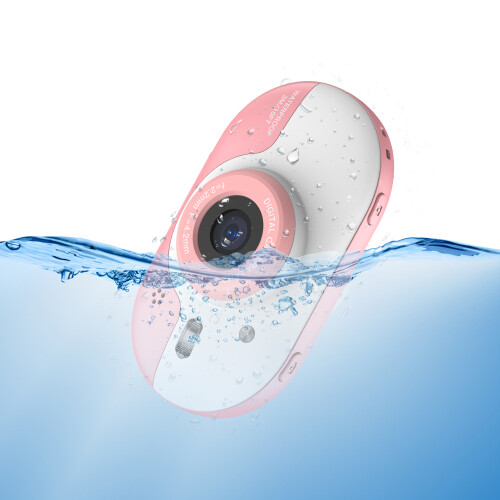 8MP Kids Waterproof Camera Dual Front/Rear 2.4 Inch HD Self-timer 1