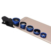 5-in-1 Smartphone Camera Lens Kit Wide-angle Fisheye Telephoto CPL