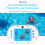 8MP Kids Waterproof Camera Dual Front/Rear 2.4 Inch HD Self-timer 4