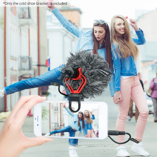 BOYA BY-C12 Smartphone Cold Shoe Bracket Aluminum Alloy 2