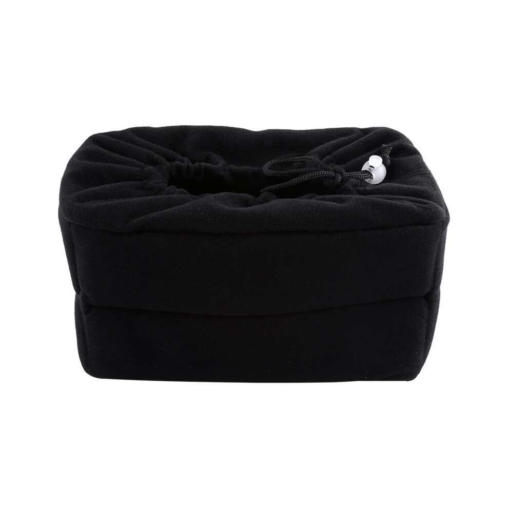 Camera Insert Case Padded Lens Case Dslr Black 643505065763