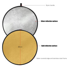 80cm Photography Light Reflector 5-in-1 Collapsible with Bag