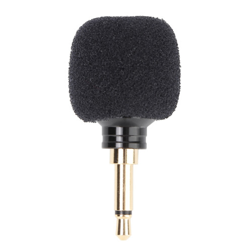 3.5mm Black Mini Wireless Mic for Phone Recording