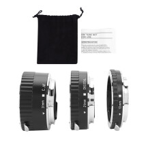 Lens Adapter Macro Extension Tube Set Ring for Canon DSLR Mount