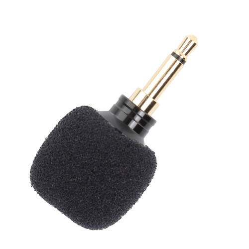 3.5mm Black Mini Wireless Mic for Phone Recording 2