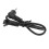 3.5mm Jack Plug Flash Sync Cable Cord with Screw Lock to Male Flash PC 4