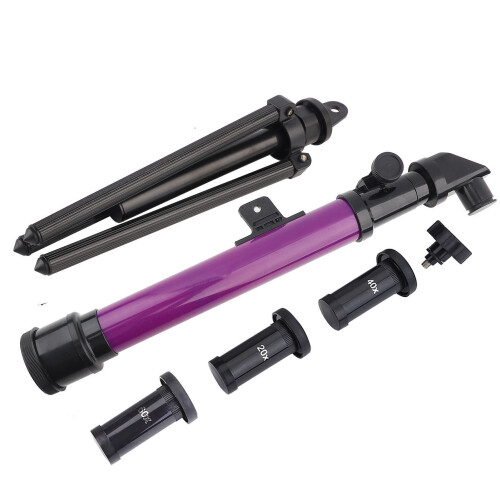 Kids Monocular Space Telescope with Tripod (Purple)