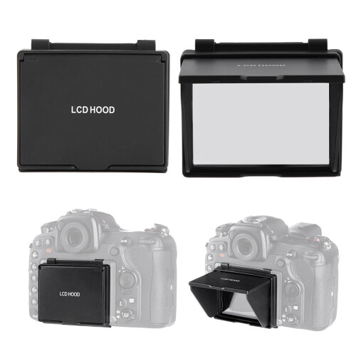 LCD Screen Protector Pop-up Camera Sunshade Visor for Nikon D500 2
