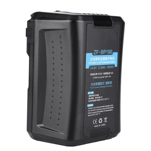 Camera LED Light Battery for Sony BP-190 1