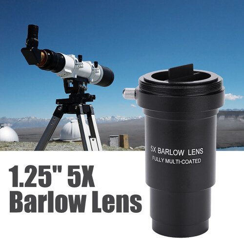 Multi Coated 1.25" 5X Barlow Lens M42 for 31.7mm Eyepiece 1