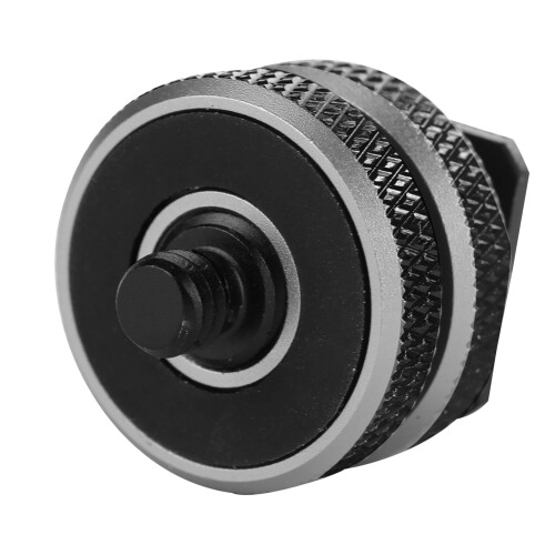 3/8" to 1/4" Mic Mount Screw Flash Hot Shoe Adapter 1