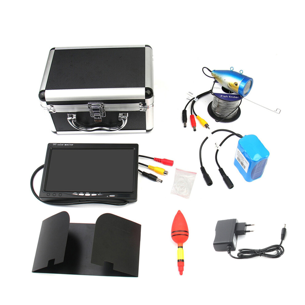 Underwater Fishing Camera 7'' Lcd Ip68 Waterproof Lake Sea Fishing White/Light 643505121469