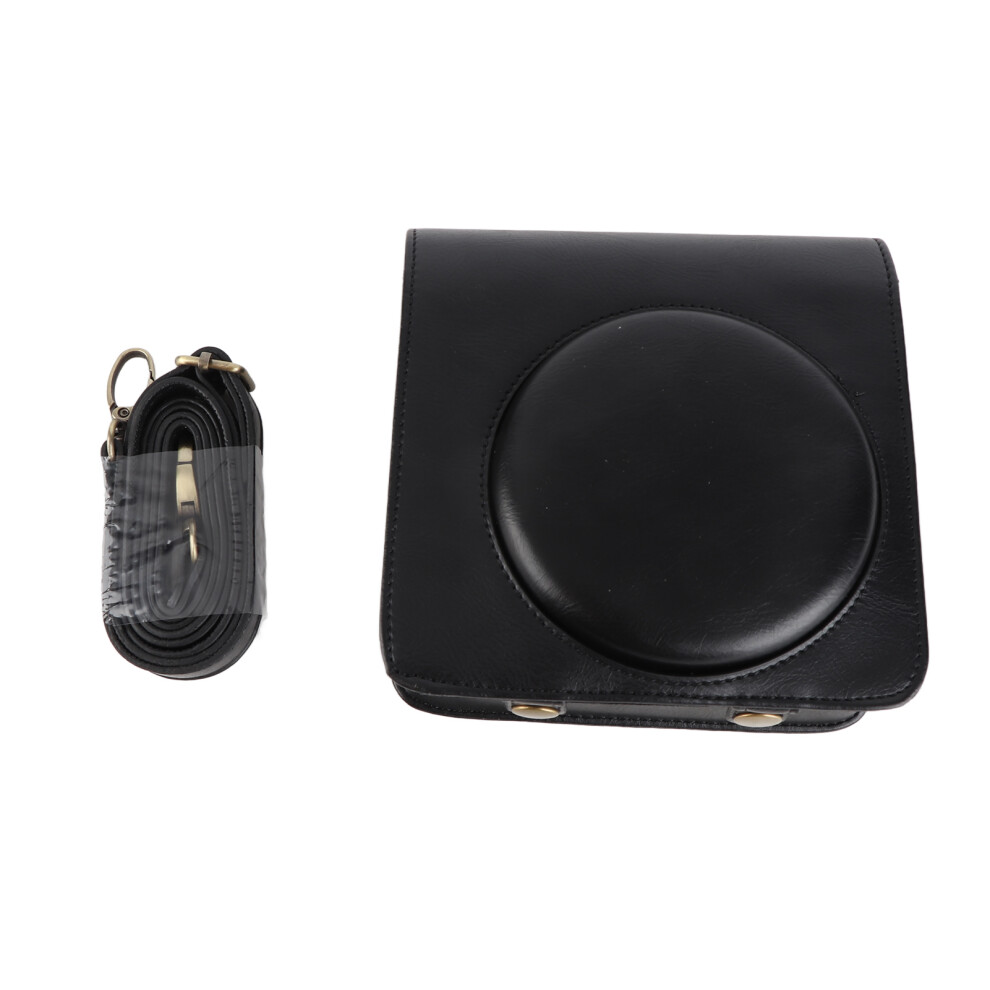 Protective Pu Leather Camera Case Bag With Strap For Sq6 (Black) Black 643505052831