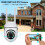 1080P Mini PTZ WiFi Camera 2MP Night Vision 2-Way Audio Dual Frequency 4