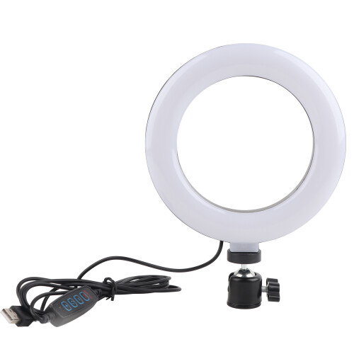 6 Inch Ring Light 3 Colors Adjustable USB Fill Light