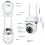 1080P Mini PTZ WiFi Camera 2MP Night Vision 2-Way Audio Dual Frequency 5