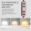 Andoer HD-M3X Pro 16in LED Light 3000K-6000K Dimmable Half-moon Stand 4