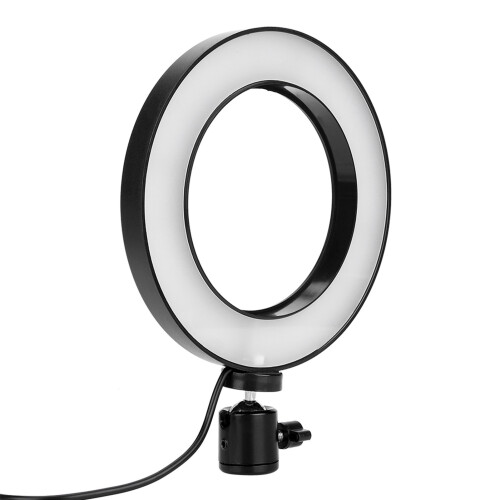 6 Inch Ring Light 3 Colors Adjustable USB Fill Light 2