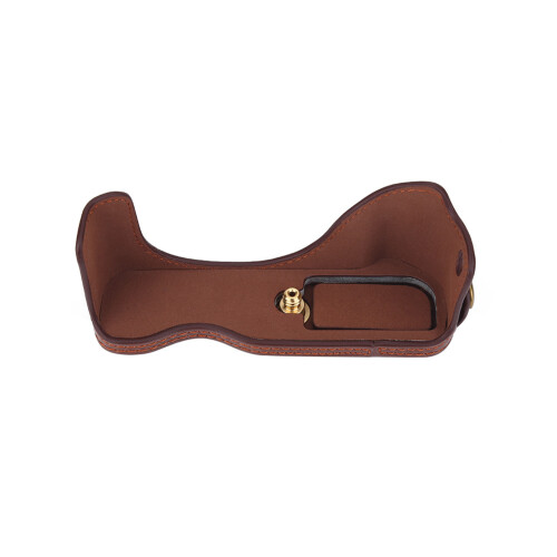 PU Leather Camera Case Cover for Canon G7XII Coffee 2