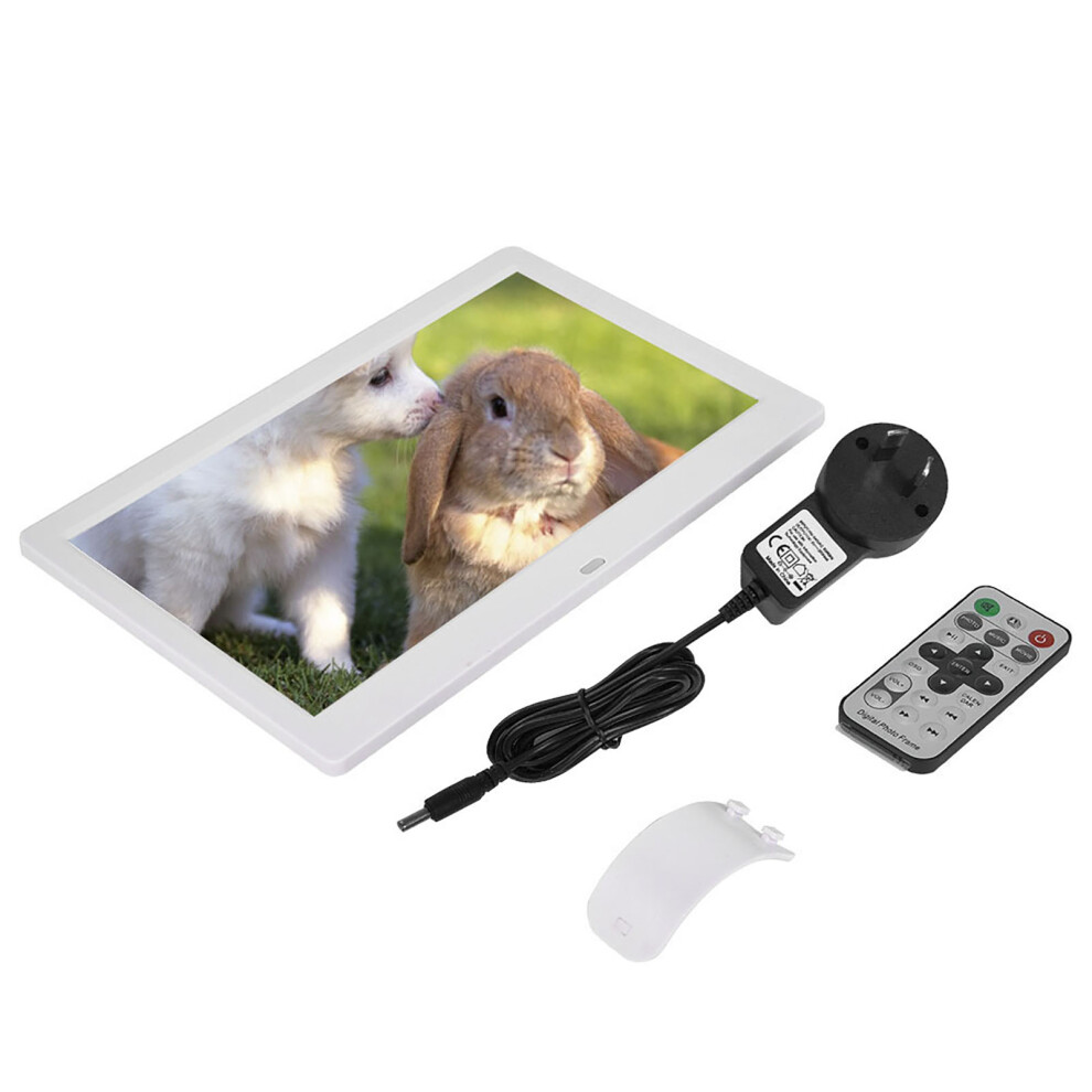 10 Inch 16:9 1024*600 Hd Digital Photo Frame White 643505154139