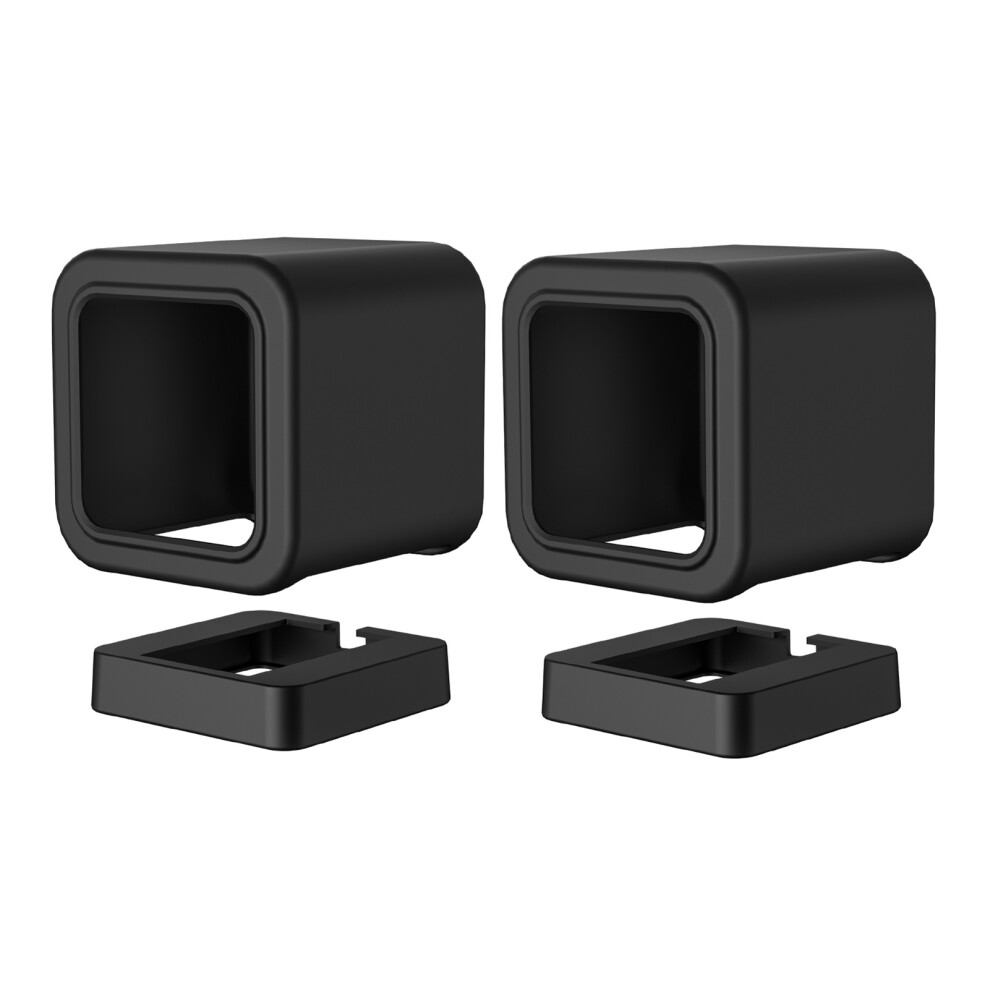 Wyze Cam V3 Mount Silicone Cover Case Wall Bracket (2 Pack) Black 643505022001