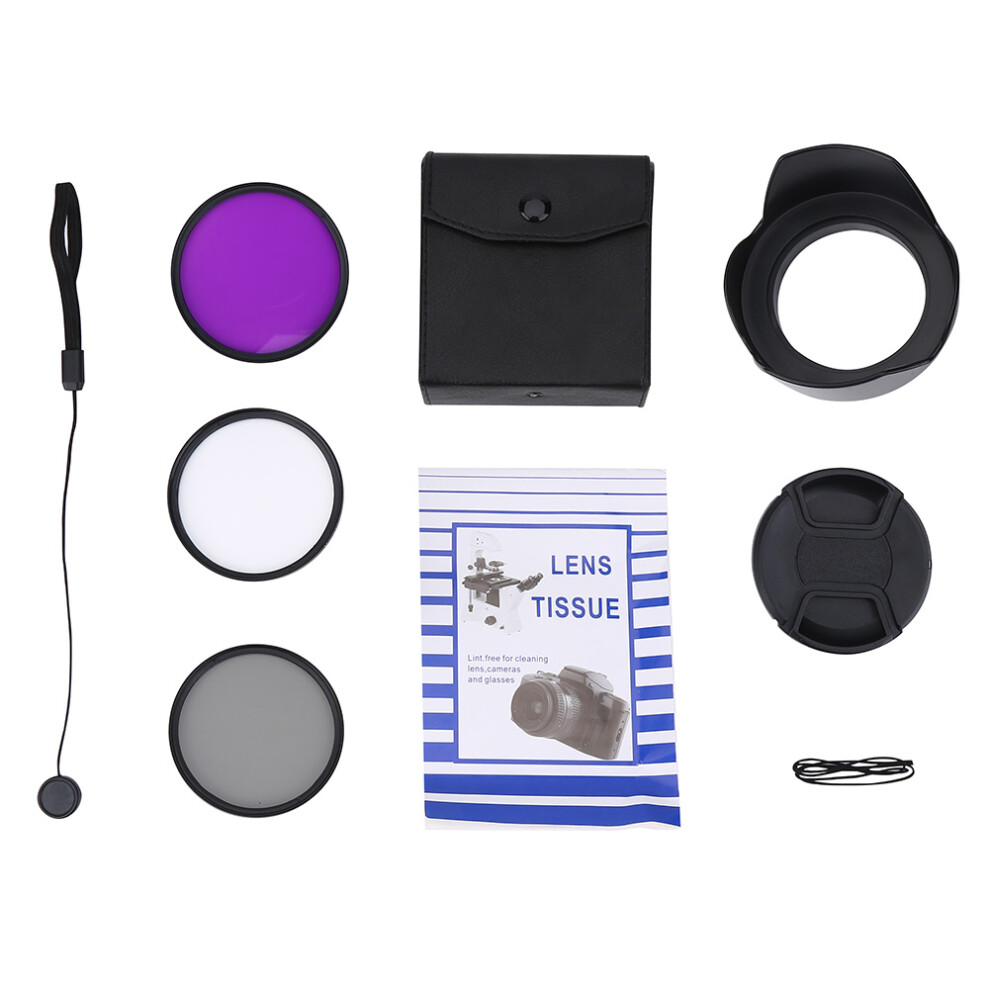 67Mm Uv Cpl Fld Lens Filter Kit With Pouch 643505054576