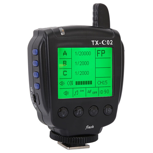LCD Wireless TTL Flash Controller for Canon TX C02 2