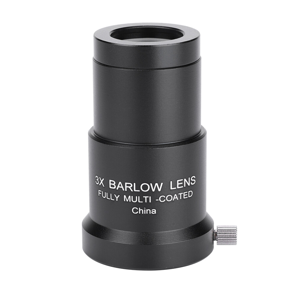 Astronomy Telescope Eyepiece 3X 1.25'' Barlow Lens Full Coated 643505051063