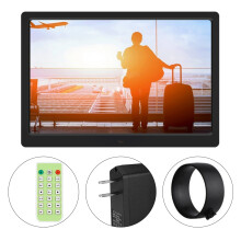 15.4inch 16:9 1280x800 HD Digital Photo Frame Black