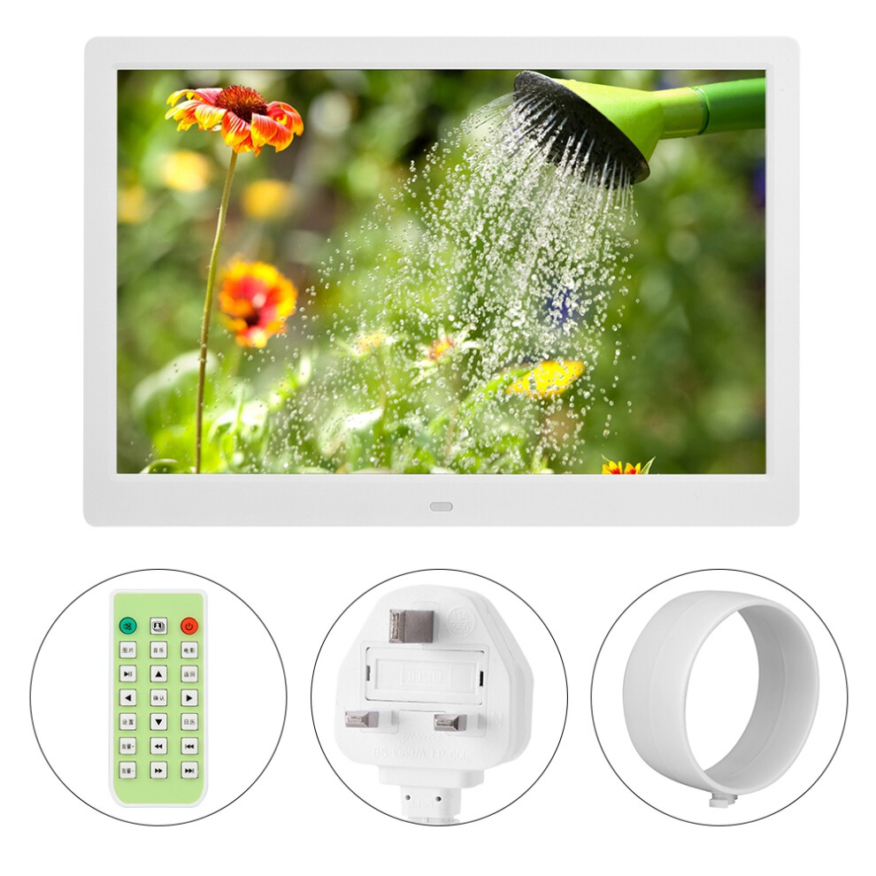 15.4Inch 16:9 1280X800 Hd Digital Photo Frame White 643505154276