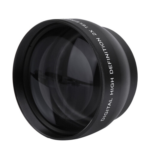 52mm 2X Magnification HD Tele Converter for Camera 2