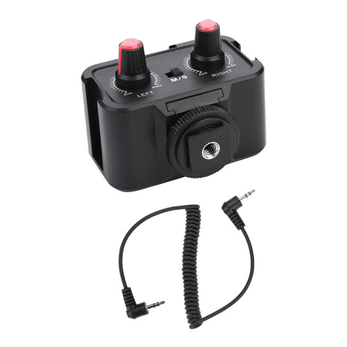 WS-V2 2-Channel Universal Mic Audio Adapter Mixer with 3.5mm Inputs 2