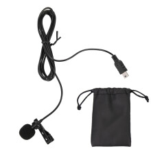 Mini USB Stereo Mic with Clip for GoPro Hero 3/3+/4