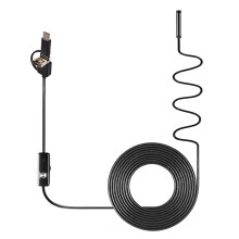 3-in-1 Industrial Endoscope 6 LEDs IP67 Waterproof USB-C Android/PC