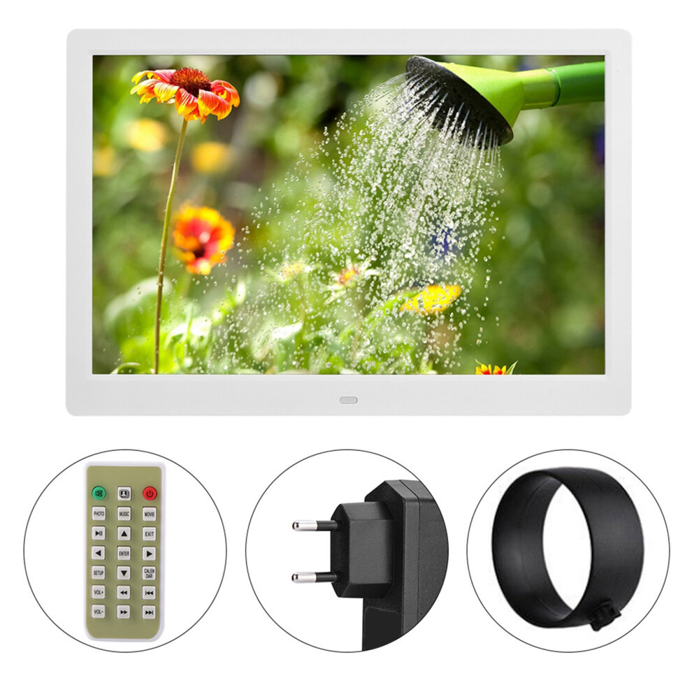 14Inch 16:9 1280X800 Hd Digital Photo Frame Ac100-240V White 643505154320