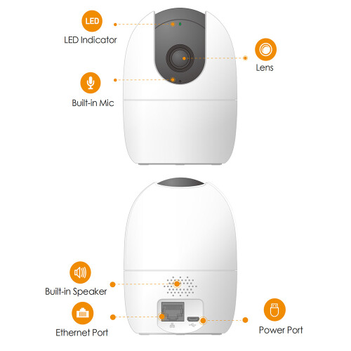 Dahua Imou 1080P WiFi Night Vision Human Detection Smart Tracking 1