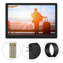 14inch 16:9 1280x800 HD Digital Photo Frame Black AC100-240V