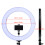 18in LED Ring Flash Battery Fill Light with Diffusers Photography 2