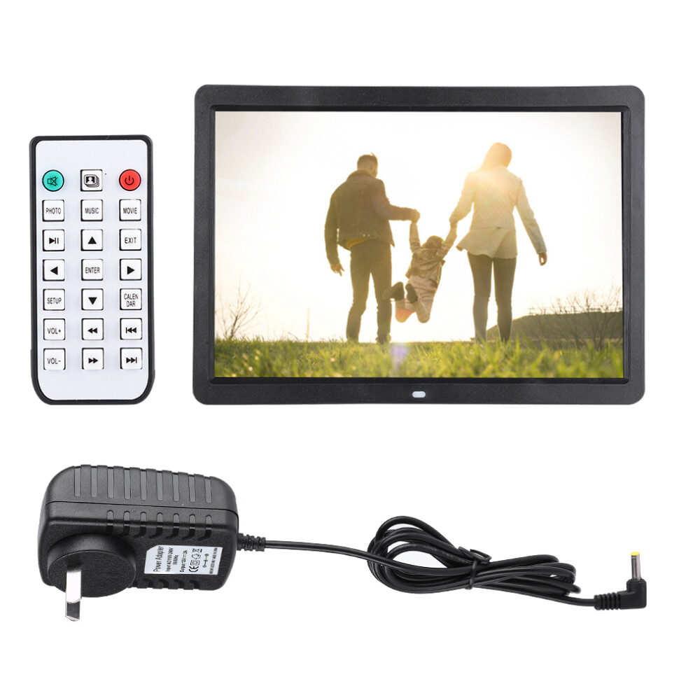 15.4" 1280*800 Digital Photo Frame With Remote ( Au) Black 643505156263