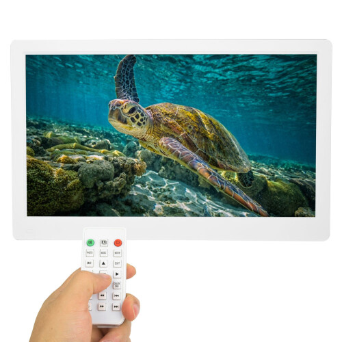 17 inch IPS Digital Photo Frame LED Electronic Album Remote 1