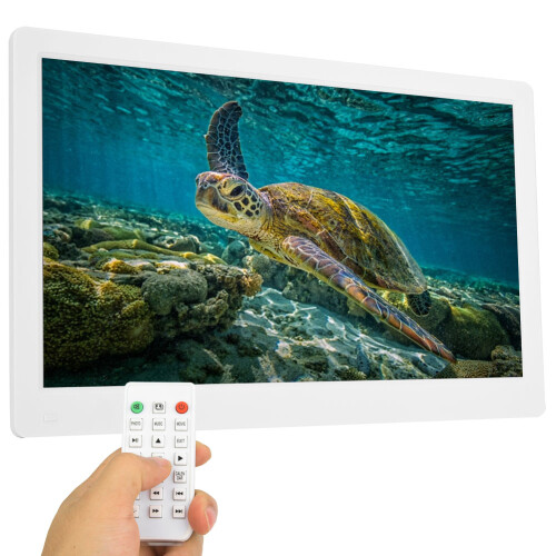 17 inch IPS Digital Photo Frame LED Electronic Album Remote 2
