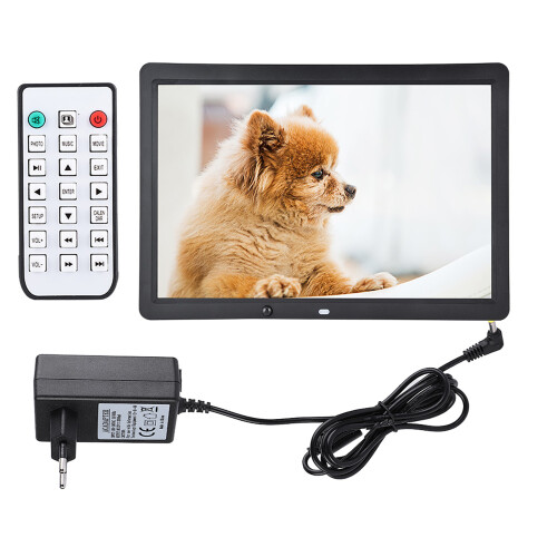 14.8" HD Digital Photo Frame Motion Detection (Black)