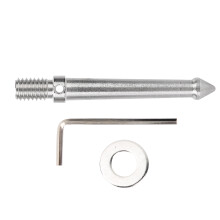 Metal Spike Mount 3/8" Screw Tripod Monopod (8cm)