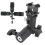 Swivel Tri Hot Shoe Mount Adapter Flash Stand Bracket 3