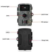 16MP 1080P Outdoor Camera IR Day Night IP66 Waterproof 2.0 Inch TFT