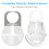 Wall Mount Holder for Nest WiFi Router No Screws White 5