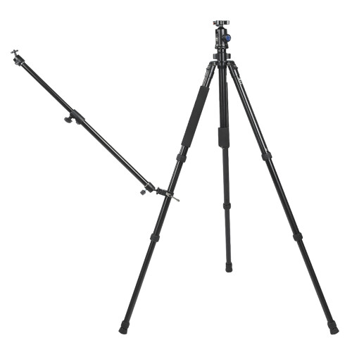 Aluminium Alloy Foldable Camera Video Slider Tripod Rod with Clamp 2