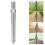 Metal Spike Mount 3/8" Screw Tripod Monopod (8cm) 5