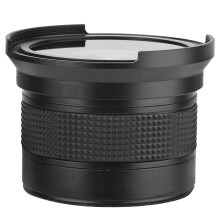 58MM 0.35X Fisheye Super Wide Angle Lens for SLR DSLR Camera Black